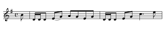 Invercauld's Reel - staff notation