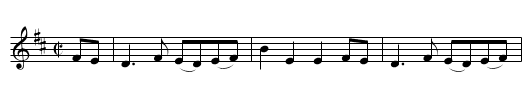 Inverness Scots Measure, The - staff notation