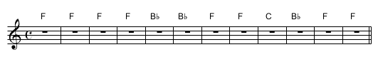 Invisible Rests Using X - staff notation