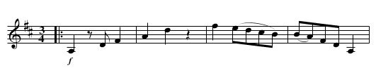 INVITATION WALTZ - staff notation