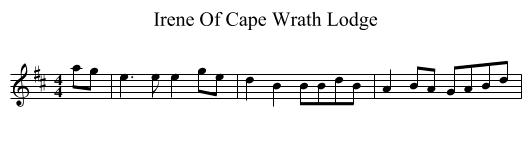 Irene Of Cape Wrath Lodge - staff notation