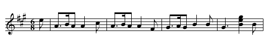 Irish Air - staff notation