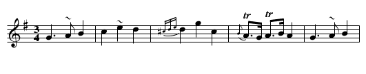 Irish Air. - staff notation