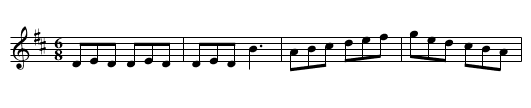 Irish Blanket, The - staff notation