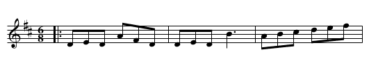 Irish Blanket - staff notation