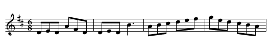 Irish Blanket - staff notation