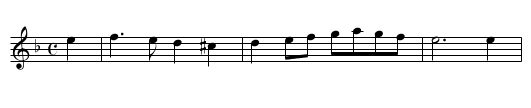 Irish Boree, The - staff notation