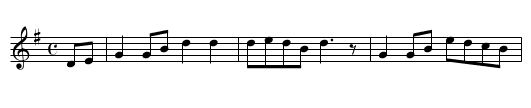Irish Fox Hunt - staff notation