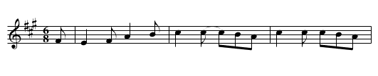 IRISH GIRL.     a Jigg. - staff notation