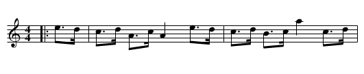 Irish Hornpipe - staff notation