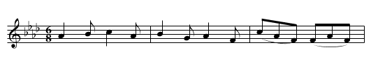 Irish Jig [7] - staff notation