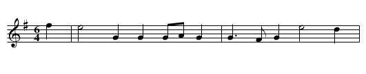 Irish Lads of Dunces - staff notation