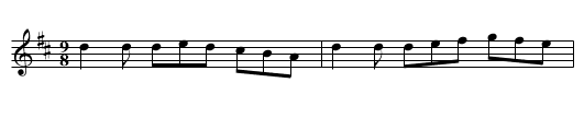 Irish Merry Making WES.005 - staff notation