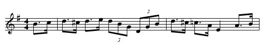 Irish Molly Barn Dance, the  - staff notation