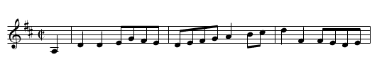 Irish Reel [2] - staff notation