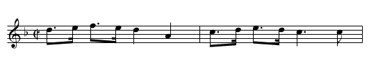 Irish Trot. WCD3/1.129 - staff notation