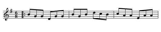 Irish Washerwoman, The - staff notation