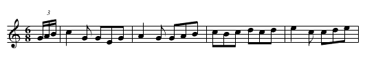 Irish Wedding, The - staff notation