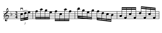 IRISH-AMERICAN -- REEL - staff notation