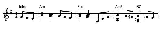 Irja (tango) - staff notation