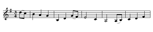 Irma Waltz - staff notation