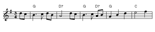 Iron Legs - staff notation