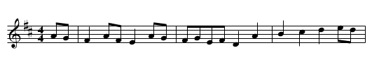 Iron Legs - staff notation