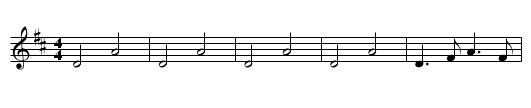 Irregular Rhythm Exercise - staff notation