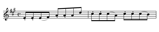 Is casgaire ar loch - staff notation