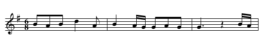 Is claoite 'n galar an grádh - staff notation