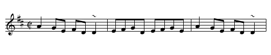 Is Trua gan Peata 'n Mhaoir agam - staff notation