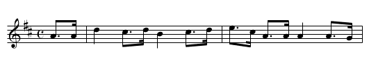 Isbel Falsey - staff notation