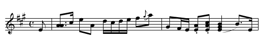 Isla Bank - staff notation