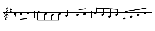 Island of Love - staff notation