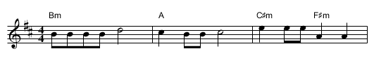 Island Spinning Song - staff notation