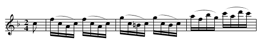 Island, The - staff notation