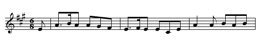 Islay House - staff notation