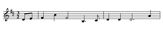 Isle of France Version 2 of 3 - staff notation