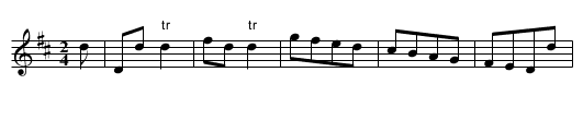 Islington Assembly - staff notation