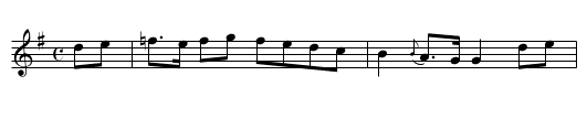 It is Sickly I Am - staff notation