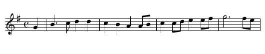 It was a lover and his lass - staff notation
