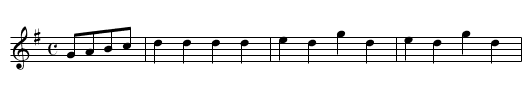 Italian Peasant's Dance. SenH.073 - staff notation