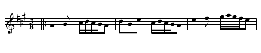 Italian Waltz - staff notation