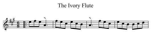 Ivory Flute, The  - staff notation
