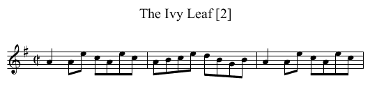 Ivy Leaf [2], The - staff notation
