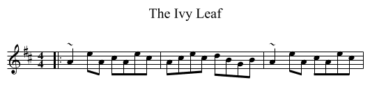 Ivy Leaf, The  - staff notation