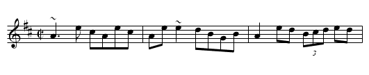 Ivy Leaf - staff notation