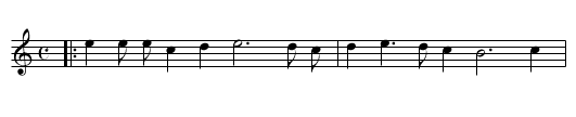 IX. What if I never speede, - staff notation