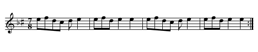 Izvorno Oro - staff notation