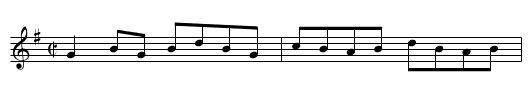 Jack Broke da Prison Door - staff notation